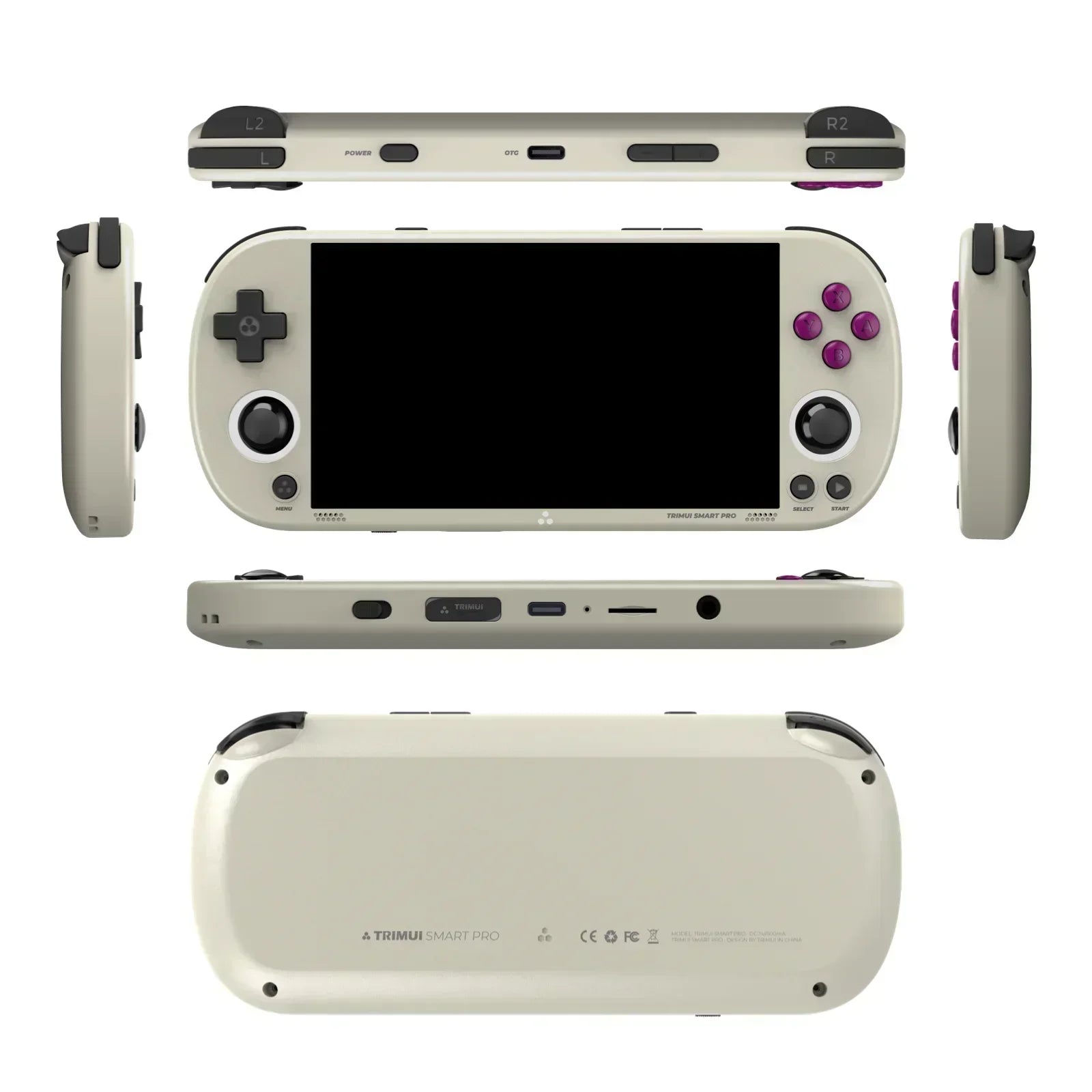 Trimui Smart Pro Handheld-Spielekonsole 4.96'' IPS-Bildschirm Videospielkonsole Linux-System Retro-Videospielkonsolen Geburtstagsgeschenke