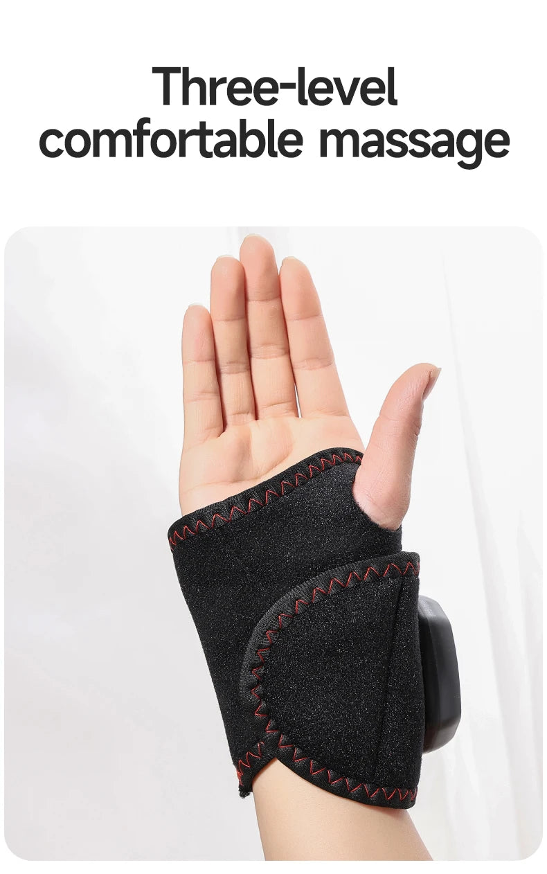 Elektrisches Wärme- und Vibrations-Knöchel-Handgelenk-Massagegerät, Heißkompressen-Therapie, Knöchelmassage, beheizte Bandage, Stützorthese, Fußschutz