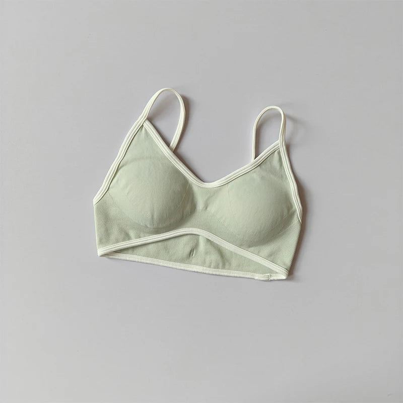 2-TEILIGER Yoga-Anzug Nahtlos mit Brustpolster Enge Sport-BHs und High-Waist-Shorts zum Draußen Tragen, Laufen, Training, Fitness, Yoga-Set