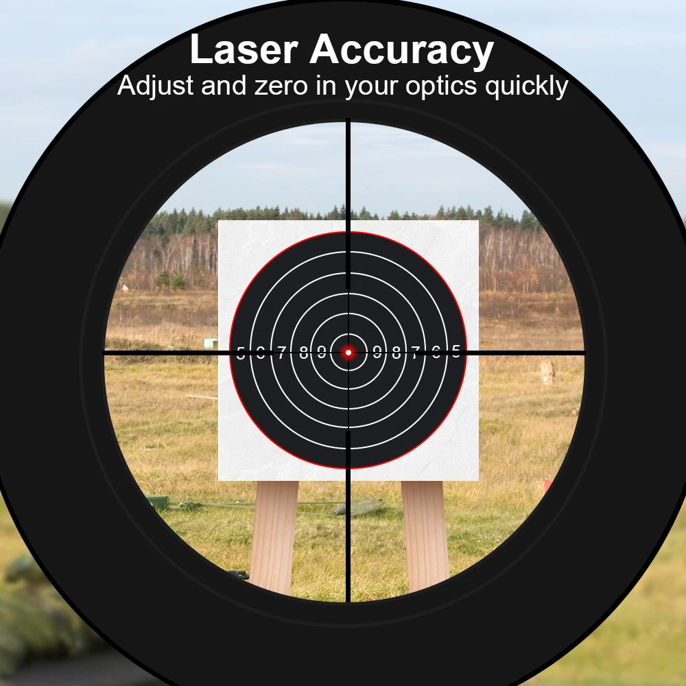 Taktischer grüner Laser-Kollimator-Visier-Kit für Gewehr und Pistole - Parallelkalibrierungs-Jagdvisier, geeignet für alle Kaliber.