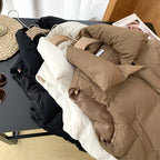 Damenmode Herbst Neu 2024 Stehkragen Elegante Daunenmäntel Warme Oberbekleidung Freizeitgürtel Ärmellose Winter Damenwesten Jacken