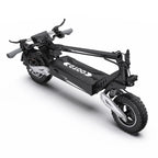 T10 Tragbarer E-Scooter 900W Spitzenleistung 48V 13.5/18 Ah Akku Elektroroller für Erwachsene 11 Zoll Offroad-Reifen Elektroroller