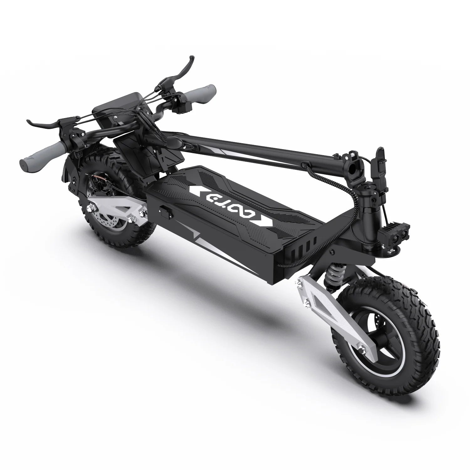 T10 Tragbarer E-Scooter 900W Spitzenleistung 48V 13.5/18 Ah Akku Elektroroller für Erwachsene 11 Zoll Offroad-Reifen Elektroroller