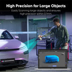 Luxury Edition 3DMakerpro Lynx 3D Scanner, 0.10mm Accuracy, 0.30mm Resolution, 10fps Frame Rate, 250x400mm Single Capture Range