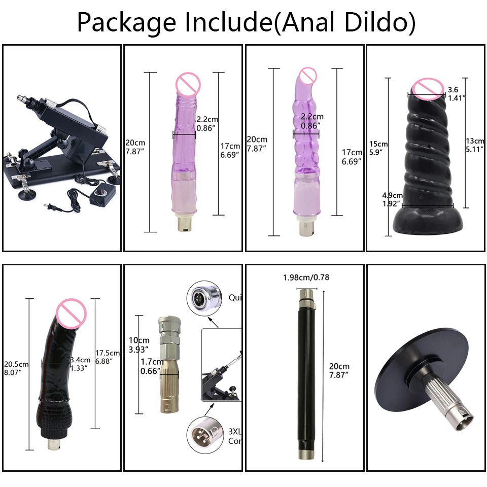 ROUGH BEAST Sexmaschine für Frauen und Männer mit Dildoaufsatz, automatische Masturbationsmaschine, 3XLR-Anschluss, Sexspielzeugprodukte