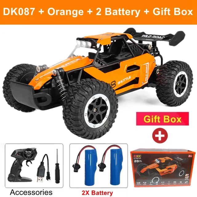 Oike RC-Car 1:16 Modell mit LED-Lichtern Funkferngesteuertes Offroad-Kletterfahrzeug Outdoor-Autos Drift-Rennspielzeug Jungen Geschenke
