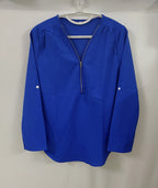 2024 Qualität Heißer Verkauf Plus Size Tiefer V-Ausschnitt Damenbluse Chiffon Coole lockere Hemd Mode Freizeit Damen Tops Sexy Reißverschluss Pullover