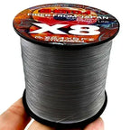 8 Strands Multifilament Angelschnüre Salzwasser Fliegen-Karpfen geflochtene Schnur X8 Spinnköder Angelschnur für Barsch 300m/500m 18lb-78lb