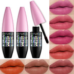 7 Farben Wasserdichtes Lip Tint zum Abziehen Lipliner Tattoo Lipgloss Lang Anhaltend Matt Rosa Rot Braun Kontur Make-up Lippenflecken Geschenk