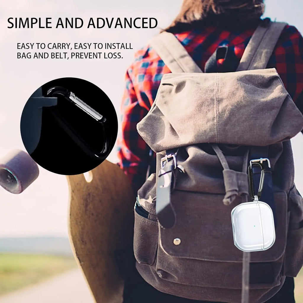 Clear Soft TPU Bluetooth Earphone Case with Lanyard Strap for AirPods Pro 2 2022 2nd Generation Air Pods 3 2 1 Cover Accessories