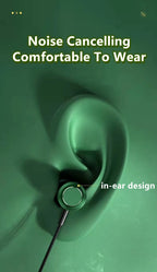 Gamer kabelgebundene Kopfhörer Gaming kabelgebundene Ohrhörer Metall HiFi Bass Stereo 3,5mm Ohrhörer Earbud für Handy Computer Mikrofon L-Klinke magnetisch