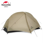 Naturehike Mongar UL 2 Zelt 2 Personen Trekkingzelt 20D Ultraleichtes Reisezelt Wasserdichtes Wanderzelt Überlebenszelt Outdoor Camping Zelt