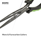 Booms Fishing F03 Multifunktions-Fischereizange 23,5 cm Gerade Langnase Edelstahl-Schnurschere Werkzeuge