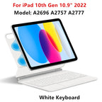 TouchPad Magic Keyboard für iPad Air 11 13 M4 2026 M3 M2 iPad 10 10. Gen. Air 4 5 6 iPad Pro 11 12,9 13'' M5 M4 Smart Cover Hintergrundbeleuchtung