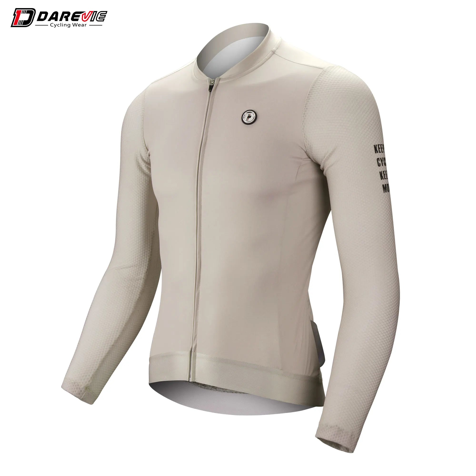 DAREVIE Radtrikot Kleine Größe SPF 50+ Trainingsniveau Herren Damen Langarm Radtrikot Atmungsaktives Herren Radtrikot