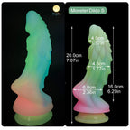 Leuchtende Tierdildos Pferd Realistischer Hundedildo Für Frauen Pferdehoden Monster Drachen-Analdildos Schöne Frauen Männer Sexspielzeug