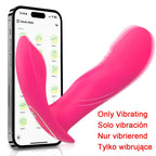 APP-gesteuerter Stoß-Vagina-Vibrator für Frauen, tragbares Höschen, G-Punkt-Klitoris-Vibrator, weibliches Masturbations-Sexspielzeug für Frauen