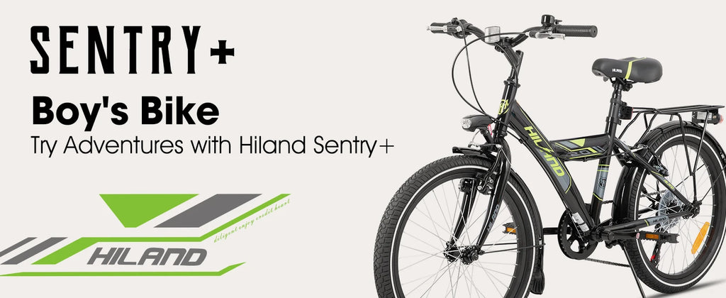 Hiland 20/24 Zoll Kinder Mountainbike für Jungen und Mädchen von 6-10 Jahren mit Shimano 6-Gang Schaltung