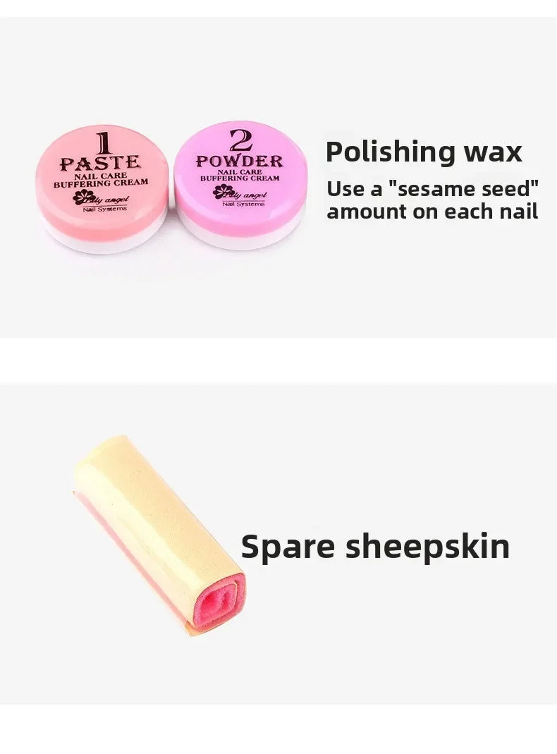 Maniküre-Set Pulver-Nagel-Kit Stärker Professionelle Vielseitige Werkzeuge für Reisen Mädchen Frauen Home Beauty Polierwachs