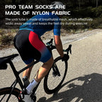 2 Paar hochwertige Profi-Team-Radfahrsocken für Damen und Herren, atmungsaktive Fahrradsocken, Sportbekleidung für draußen, Rennsocken