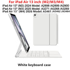 TouchPad Magic Keyboard für iPad Air 11 13 M4 2026 M3 M2 iPad 10 10. Gen. Air 4 5 6 iPad Pro 11 12,9 13'' M5 M4 Smart Cover Hintergrundbeleuchtung