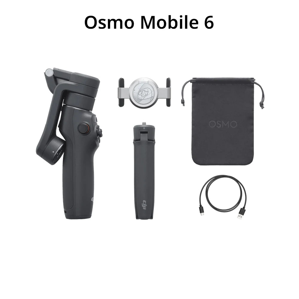 DJI Osmo Mobile 6/7/7P/8 Handheld Gimbal 3-Achsen-Stabilisierung ActiveTrack 5.0 integrierte Verlängerung Rot Originalmarke auf Lager
