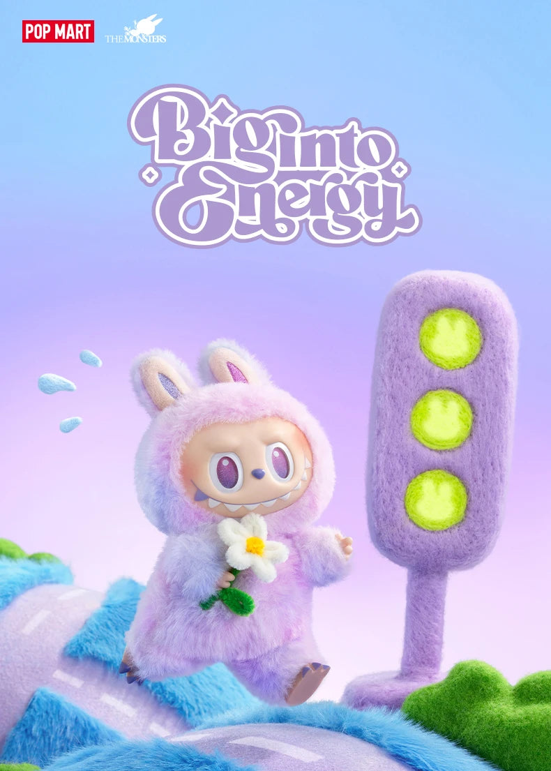POP MART THE MONSTERS Big into Energy Series Vinyl Plüsch Blind Box Überraschungstüte Mystery Box Spielzeug Figur Ornaments Geschenk