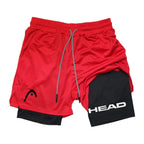 Anime Berserk Herren-Laufshorts Fitnessstudio Training 2-in-1 Sport Schnelltrocknend Workout Jogging Doppelschicht Sommer