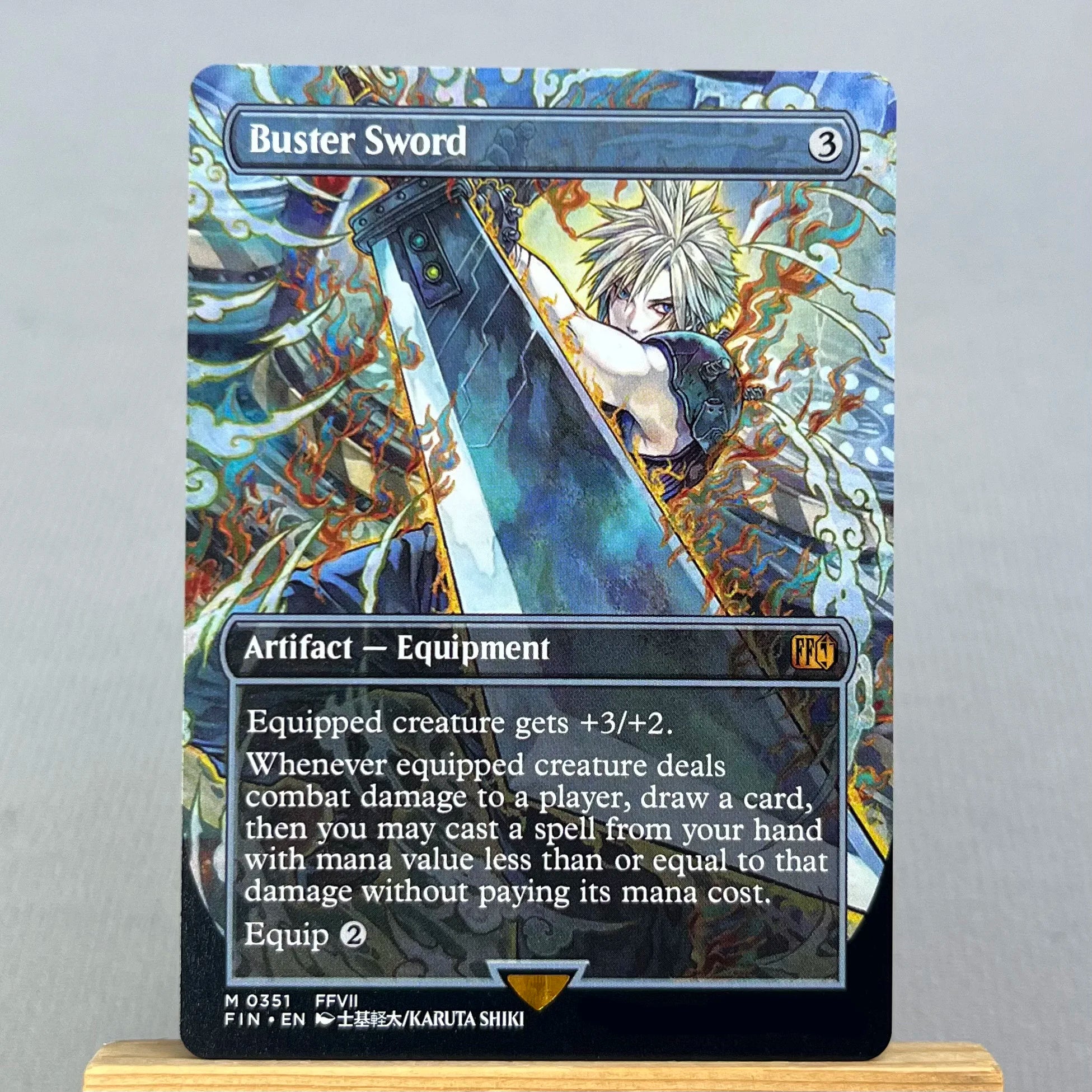 FIN PSS5 FCA HOLO14-001 Tcg proxy magical cards Sephiroth, legendärer SOLDAT Vivi Ornitier Cloud, Söldner aus Midgar Versammlung