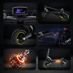 V5Pro Offroad E-Scooter 10 Zoll ABE zertifiziert 500W 48V12.5Ah Geländereifen Dual Federung E-Bremse Voltix APP Deutschland