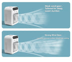 Kabelloser Klimaanlagen-Mini-Ventilator, tragbarer Luftkühler, 500 ml Eiswassersprühbefeuchter für den Heimgebrauch, Klimaanlagen-Nebelventilator, USB