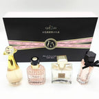 Luxusmarke Parfüm Damen Eau De Parfum Femme Geschenkset 4-teilig 100ml Parfums De Mujer Frisch Natürlicher Blumig-Fruchtiger Duft Spray