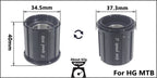 Fahrrad Micro Spline Freilauf MTB Rennrad Naben Konverter Endkappe Adapter 11/12 Fach MS HG DT Nabenkörper Treiber für XD DT240/350
