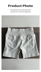 TKITK Shorts Nahtlose Yogahosen Damen Fitness Outfits Shark Bite Shorts für Fitnessstudio Laufen Radfahren Leggings