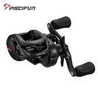 Piscifun Carbon XCS Baitcaster Rolle 8kg Bremskraft 156g Baitcasting Angelrolle 8,1:1 Übersetzung Duales Bremssystem Rahmenwurfrolle
