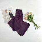 Damen High-Waist Schlag-Yogahosen Bequeme Pilates-Laufleggings Stylische Fitness-Sporthosen
