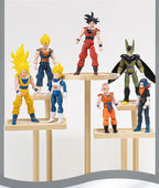 12-18CM Anime Dragon Ball Z Super Saiyajin Son Goku Broly Vegeta Anime Actionfigur Modell Geschenke Sammlerfiguren für Kinder