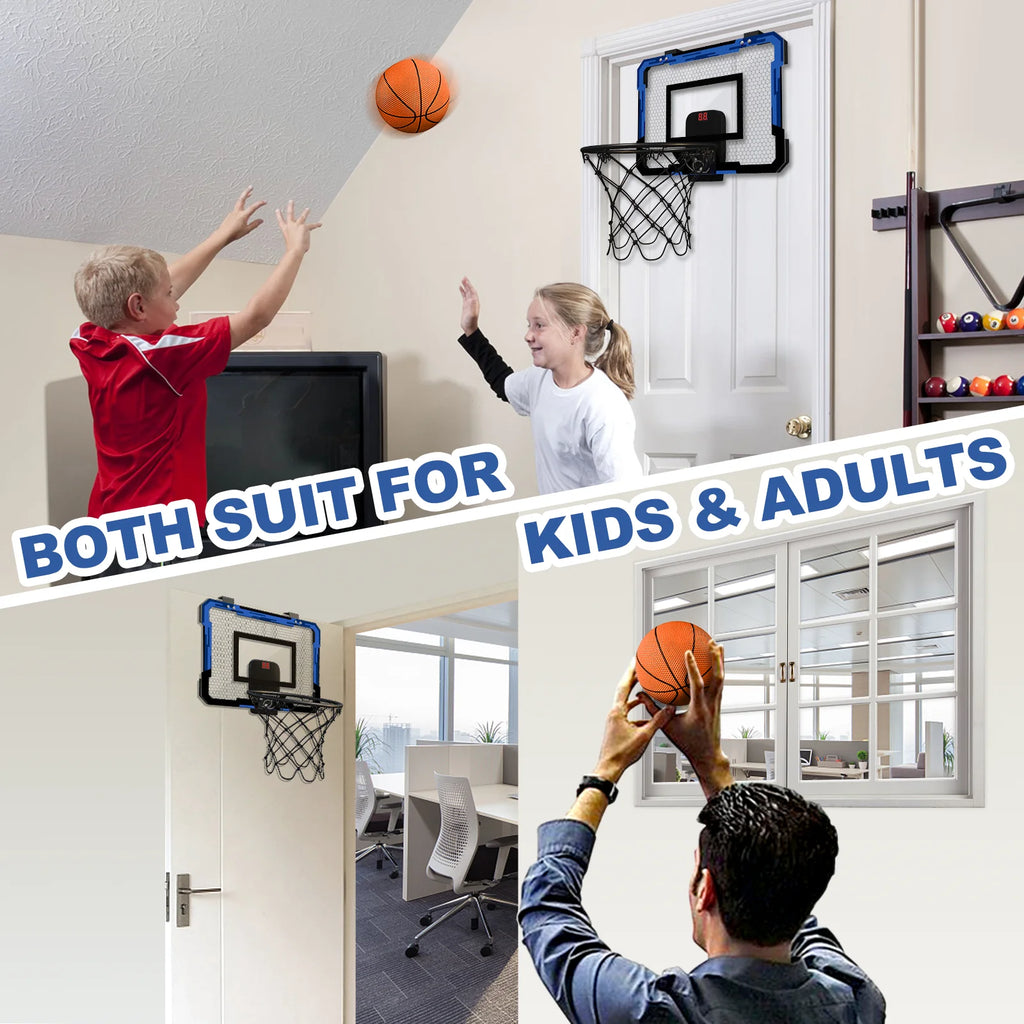 Ring Basketballkorb Wandmontiertes Indoor-Trainings-Kinder-Basketballspielzeug Mini-Basketballkorb-Set für Kinder-Outdoor-Spiele