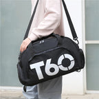 Sporttasche Wasserdichte Fitnesstasche Sport Herren Damen Tasche Outdoor Fitness Tragbare Taschen Ultraleicht Yoga Sport Großer Reise-Rucksack