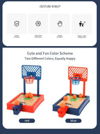 Basketballspiel. Mini-Tischplatte, tragbar für Reisen oder Büro. Spielset für drinnen und draußen. Lustiges Sport-Neuheitenspielzeug oder Geschenk