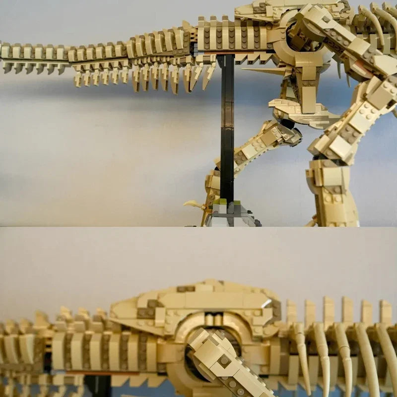 3145 Teile 76968 Dinosaurier-Park Fossilien Bausteine Set Erwachsene Zusammengebauter Steine Modell Spielzeug Geburtstagsgeschenke Kompatibel mit Set