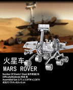 Weltraumforschung 3D Metallpuzzle Shuttle Hubble Weltraumteleskop Mars-Rover Modell Spielzeug für Kinder Kreatives Puzzle Geschenk Spielzeug