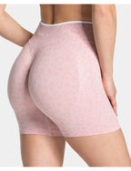 Schnelltrocknende, nahtlose Yoga-Shorts für Damen, hohe Taille, Po-liftend, Bauchkontrolle, Lauf- und Fitnesshose