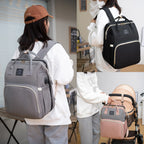 Wickeltasche Leichtgewicht Tragbares Klappbett Großraum-Reise-Maternity-Taschen Baby-Rucksack Weibliche Mama-Ausgehtasche