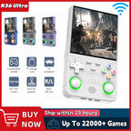 R36 Ultra Handheld WIFI Game Player 4 Zoll IPS-Bildschirm Open Source Retro Video Player 64G/128G Speicher bis zu 20000+ Spiele