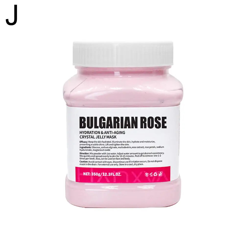 Gelee-Maske für professionelle Gesichtsbehandlungen, glatte Rosen-Gesichtsmaske für die Hautpflege, feuchtigkeitsspendende, nährende Hydro-Gelee-Maskenpuder, Gel-Abziehmaske