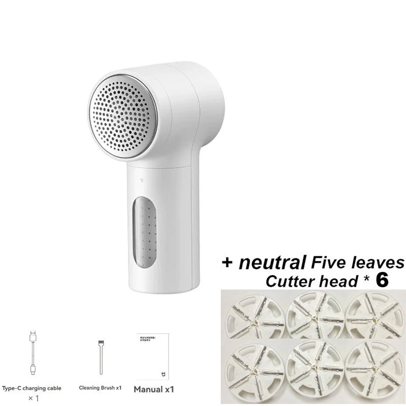 Xiaomi Mijia Fusselrasierer 2 Tragbarer elektrischer Fusselentferner Wiederaufladbarer Kleider-Sweater-Rasierer 180 Minuten Laufzeit