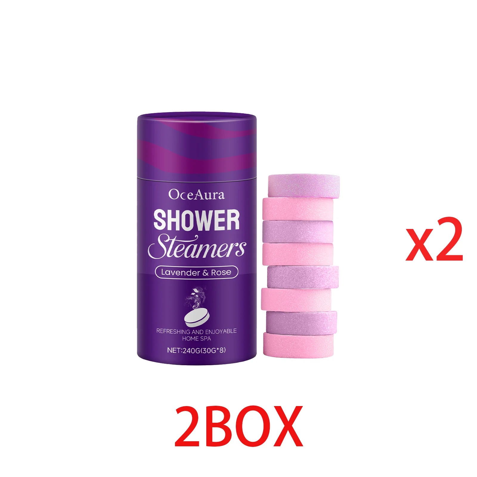Rose Lavendel Aromatherapie Duschtropfen Tabletten Home Spa Entspannung Körper Geistige Entspannung Badeprodukte Duschtropfen Tabletten