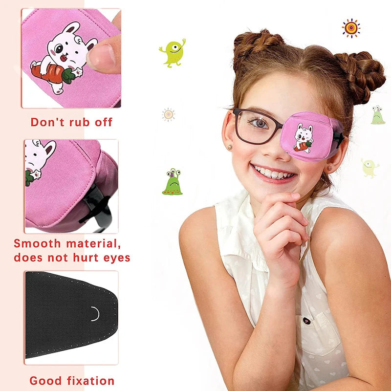1 Stück süße Kinder Strabismusbehandlung Sehhilfe Kinder Kinder Kind Okklusion Medizinische Lazy Eye Patch Augenklappe