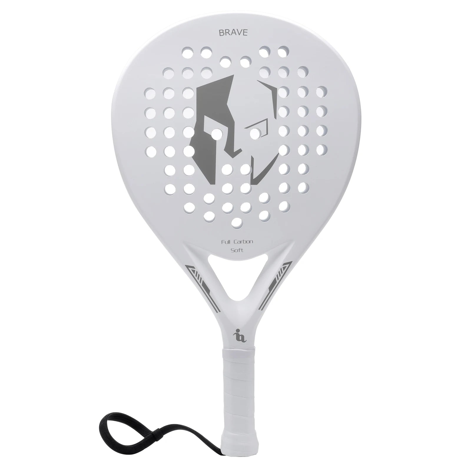 Padel-Tennisschläger, Padelschläger Carbonfaser mit EVA Memory Flex Foam Kern, leichter Padelschläger für Pop-Tennis